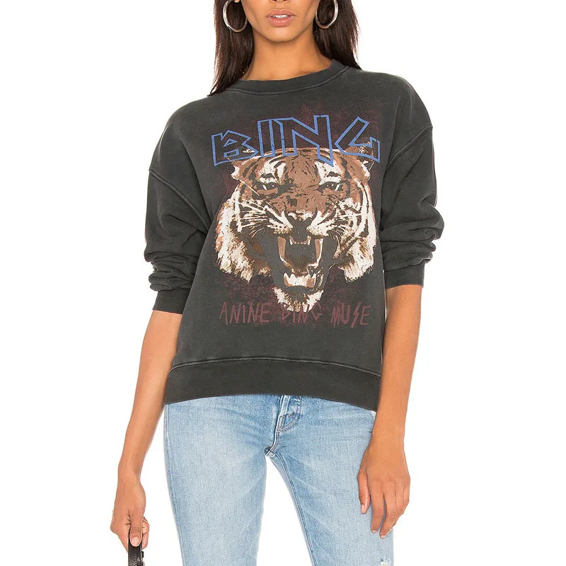 Women Autumn Winter Slim Print Loose Fleece Cotton Pullovers Female Fashion High Street New Sweatshirt Ladies Brand Tops ML138
Women Autumn Winter Slim Print Loose Fleece Cotton Pullovers Female Fashion High Street New Sweatshirt Ladies Brand Tops ML138
