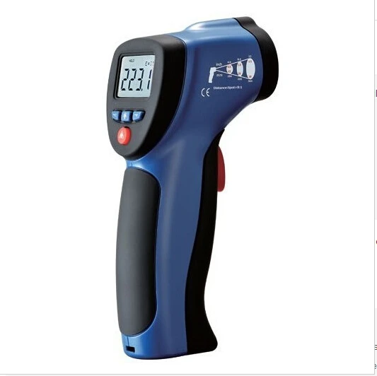 CEM DT-880 Non-Contact LCD Digital Infrared Food Thermometer with Red/Green LED indication Temperature Gun Free shipping
CEM DT-880 Non-Contact LCD Digital Infrared Food Thermometer with Red/Green LED indication Temperature Gun Free shipping