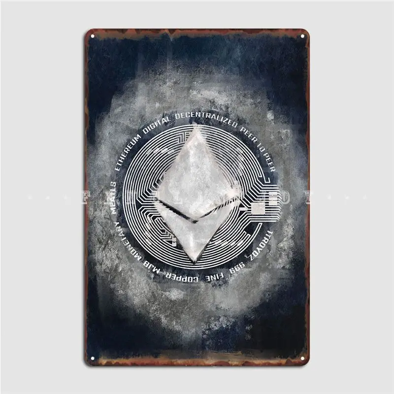 Постер Ethereum, металлический плакат, кинотеатр, гаражная пещера, паб, классический Декор, жестяные плакаты с вывесками
Постер Ethereum, металлический плакат, кинотеатр, гаражная пещера, паб, классический Декор, жестяные плакаты с вывесками