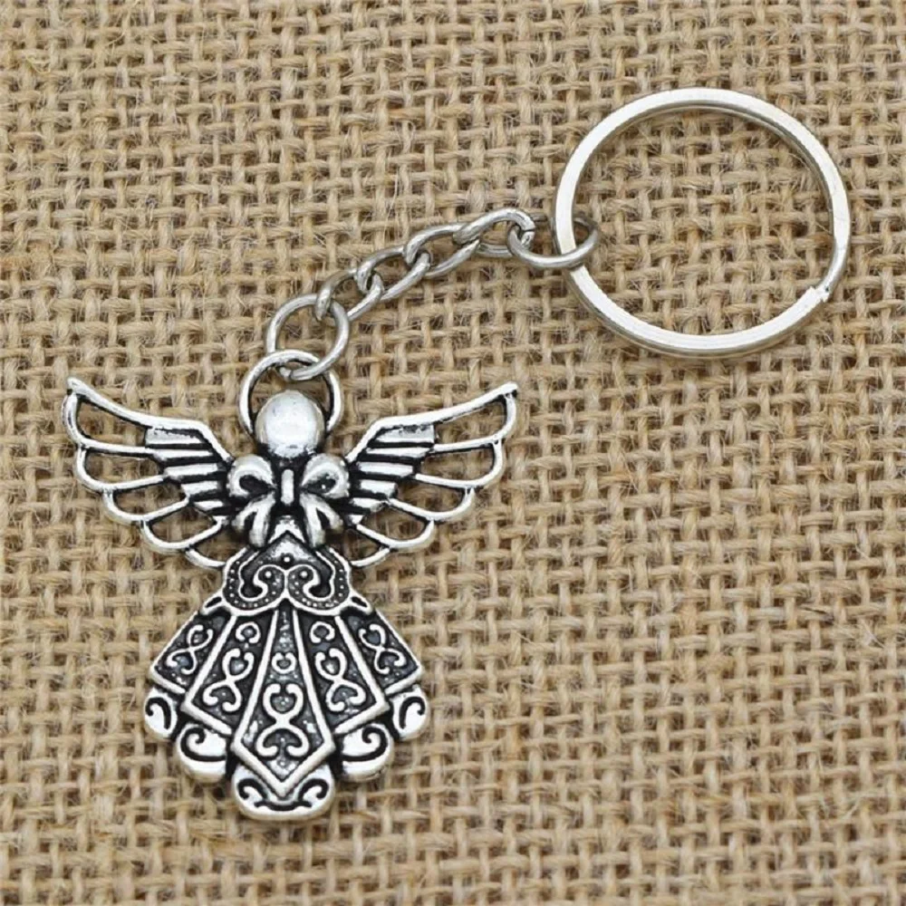 Fashion Antique Silver Plated Big Guardian Angel Pendant Key Chain Jewelry Key Ring Men Car Gift Souvenirs Keychain Dropshipping
Fashion Antique Silver Plated Big Guardian Angel Pendant Key Chain Jewelry Key Ring Men Car Gift Souvenirs Keychain Dropshipping