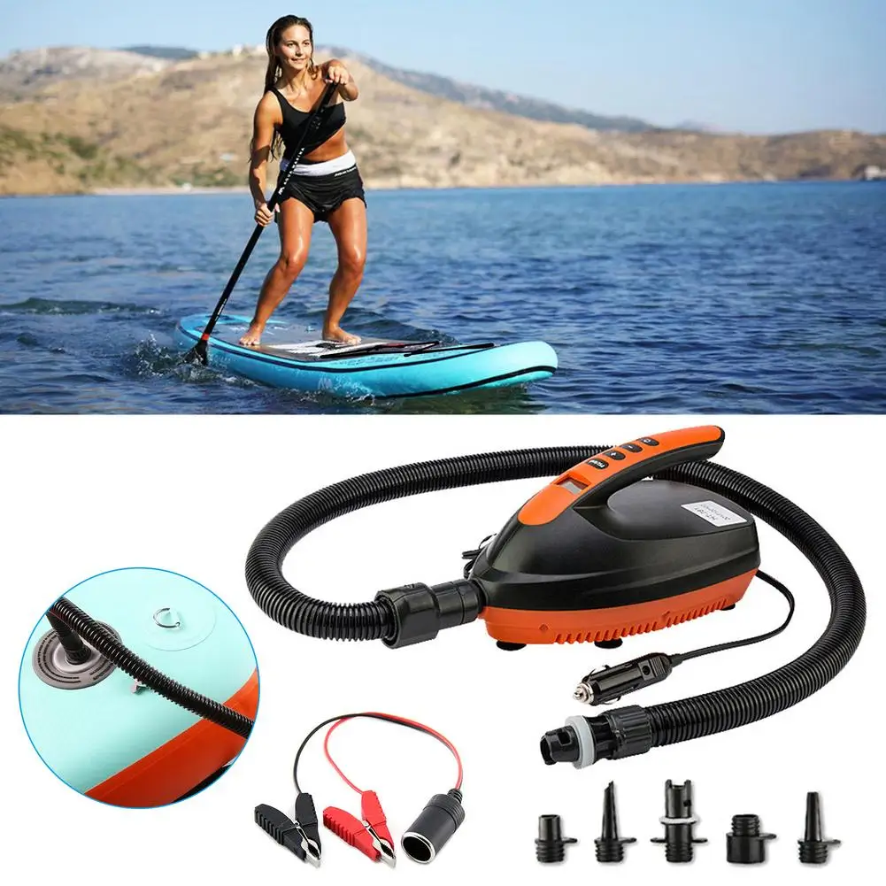 12V SUP Max 16 PSI Intelligent Inflatable Pump Electric Air Pump Dual Stage For Outdoor Paddle Board
12V SUP Max 16 PSI Intelligent Inflatable Pump Electric Air Pump Dual Stage For Outdoor Paddle Board
