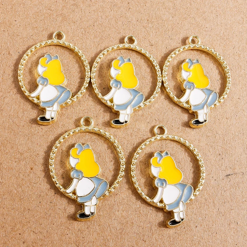 10pcs 22*30mm Gold Color Enamal Little Girl Charms for Necklaces Earrings Bracelet Jewelry Making Alloy Pendants DIY Crafts 
10pcs 22*30mm Gold Color Enamal Little Girl Charms for Necklaces Earrings Bracelet Jewelry Making Alloy Pendants DIY Crafts