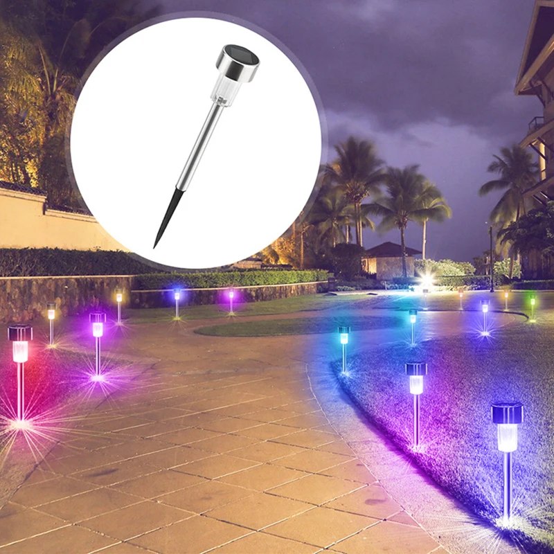 Solar Light Lawn Light Small Tube Light Stainless Steel Outdoor Landscape Lighting Night Light Garden Light 1pc
Solar Light Lawn Light Small Tube Light Stainless Steel Outdoor Landscape Lighting Night Light Garden Light 1pc