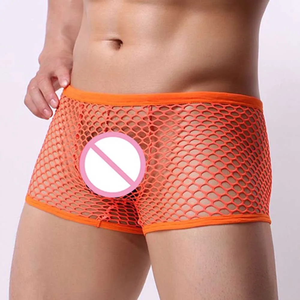 New Big Mesh Men's Sexy See-through Boxer Briefs Sheer Shorts Underwear U-convex Full Transparent Boxer Briefs Cuecas Masculinas
New Big Mesh Men's Sexy See-through Boxer Briefs Sheer Shorts Underwear U-convex Full Transparent Boxer Briefs Cuecas Masculinas