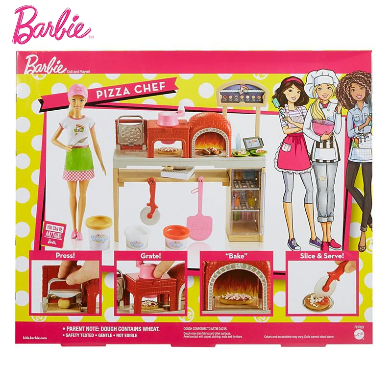 2018 Barbie New Original Making Fun Doll Pizza dolls The Girlbrinquedos Girl Toys Gift Boneca FHR09
2018 Barbie New Original Making Fun Doll Pizza dolls The Girlbrinquedos Girl Toys Gift Boneca FHR09