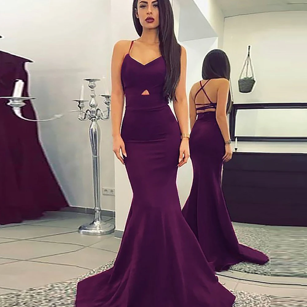 Mermaid Spaghetti Straps Evening Dreses Long 2021 Women Sleeveless Backless Simple Eleglant Prom Party Dress Vestidos De Fiesta
Mermaid Spaghetti Straps Evening Dreses Long 2021 Women Sleeveless Backless Simple Eleglant Prom Party Dress Vestidos De Fiesta