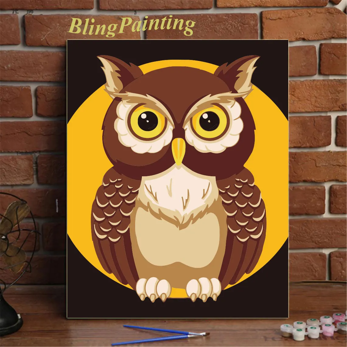 Oil Painting By Numbers Owl On Canvas For Adults Kids Acrylic Paint Kit Picture By Numbers Wall Art Home Decor DIY Frame 40x50cm
Oil Painting By Numbers Owl On Canvas For Adults Kids Acrylic Paint Kit Picture By Numbers Wall Art Home Decor DIY Frame 40x50cm