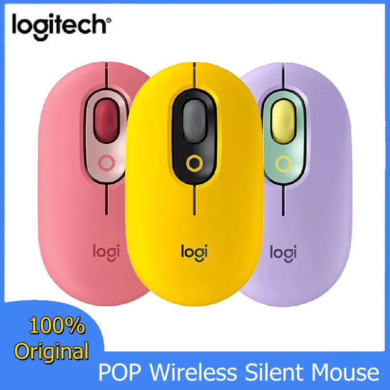 New Logitech POP Mouse Wireless Bluetooth Silent Mice High Precision Optical Tracking Portable Mouse For Windows, macOS
New Logitech POP Mouse Wireless Bluetooth Silent Mice High Precision Optical Tracking Portable Mouse For Windows, macOS