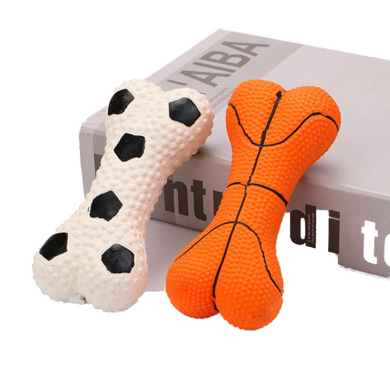 

Pet Dog Bite Toys Dog Puppy Chew Toy Squeaker Squeaky Sound Toys Mini Bone Shape Chewing Tool Safety Funny Pets Toy