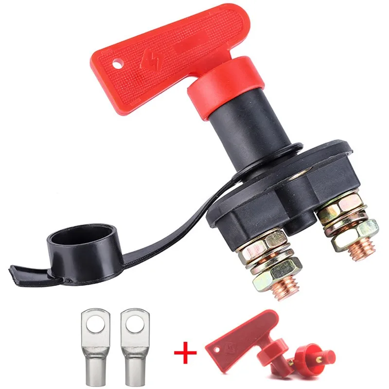 Car Battery Switch Isolator Disconnect Switch Cut Off Switches With Keys For RV Car Truck Boat 12V/24V
Car Battery Switch Isolator Disconnect Switch Cut Off Switches With Keys For RV Car Truck Boat 12V/24V