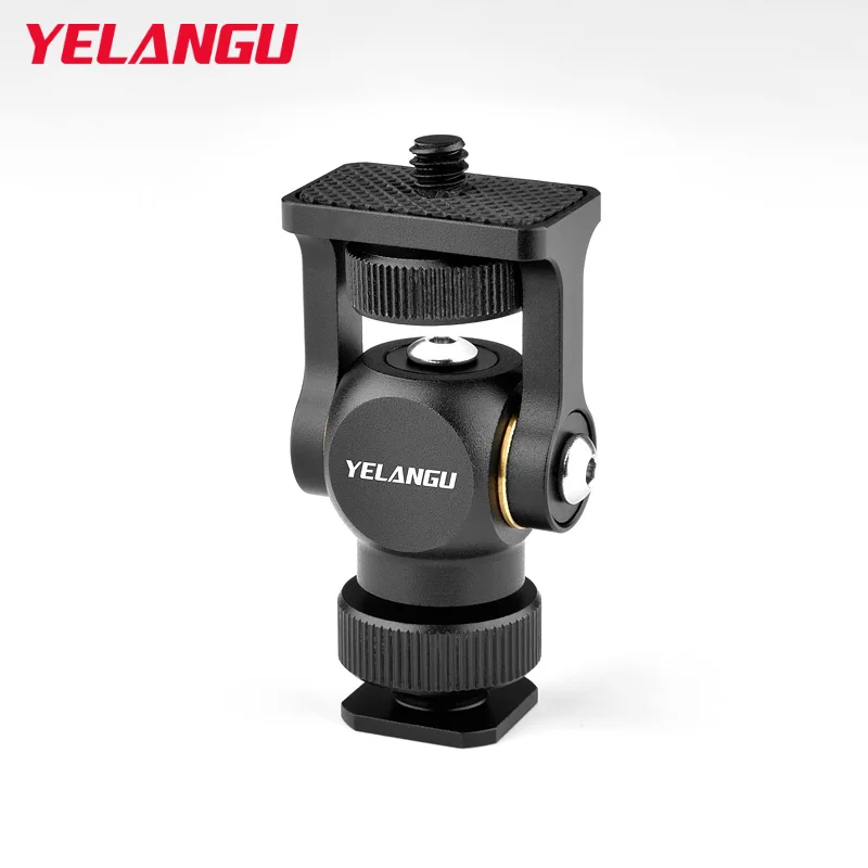 YELANGU A180 Mini SLR Camera Gimbal Fixing Bracket Rotated Monitor Hot Shoe Stabilizer Bracket for Mobile Phone Load-Bearing 3KG
YELANGU A180 Mini SLR Camera Gimbal Fixing Bracket Rotated Monitor Hot Shoe Stabilizer Bracket for Mobile Phone Load-Bearing 3KG