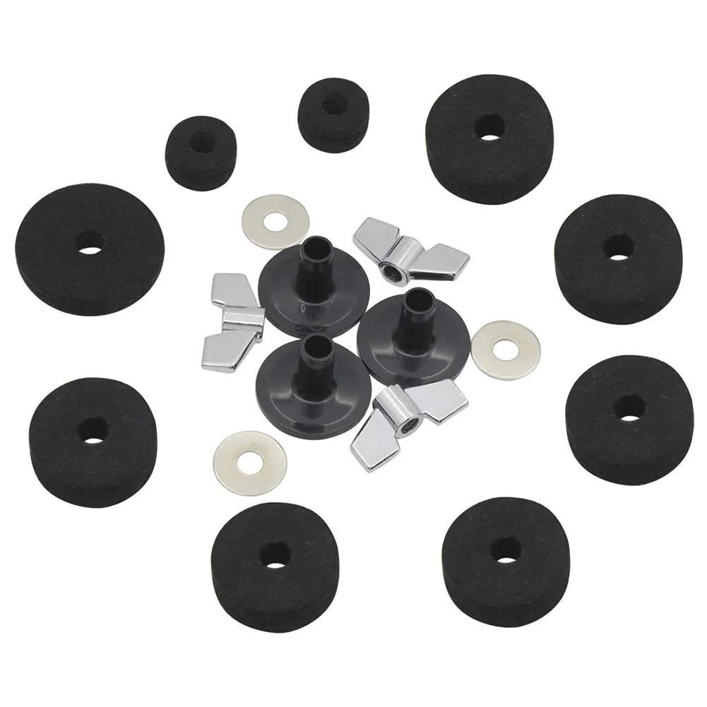 18pcs Drum Kit Accessories Set Quick Release Cymbal Wing Nuts 25/40/50mm Felt Pad Gasket Percussion Instruments Part Accessories
18pcs Drum Kit Accessories Set Quick Release Cymbal Wing Nuts 25/40/50mm Felt Pad Gasket Percussion Instruments Part Accessories