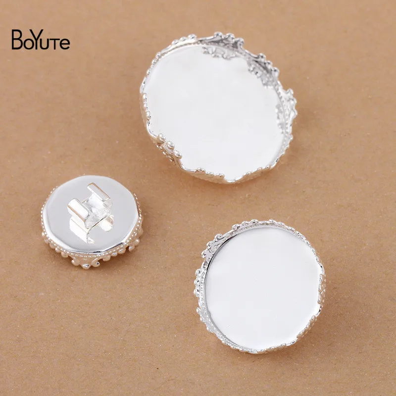 BoYuTe (50 Pieces/Lot) 15-20-25MM Cabochon Base Hair Rope Clip Clasps Blanks Tray Bezel Diy Handmade Jewelry Materials
BoYuTe (50 Pieces/Lot) 15-20-25MM Cabochon Base Hair Rope Clip Clasps Blanks Tray Bezel Diy Handmade Jewelry Materials