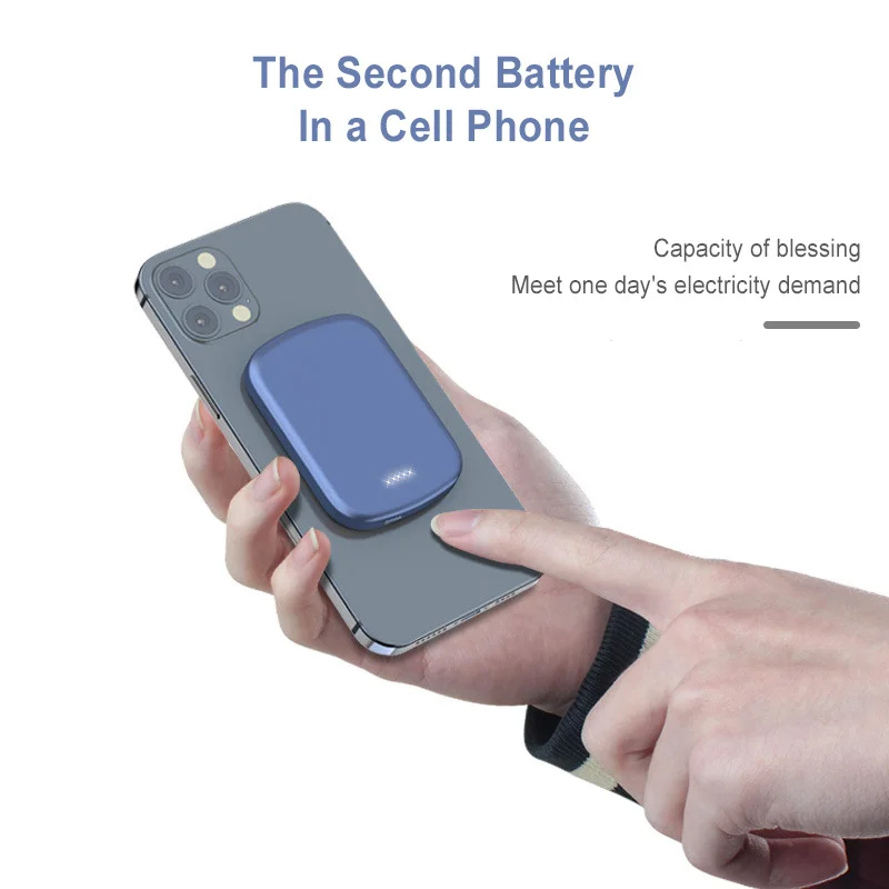 Magnetic Wireless Charger 10000mAh Power Bank For iPhone 12 Pro Max Fast External Battery Powerbank Portable | Мобильные телефоны и