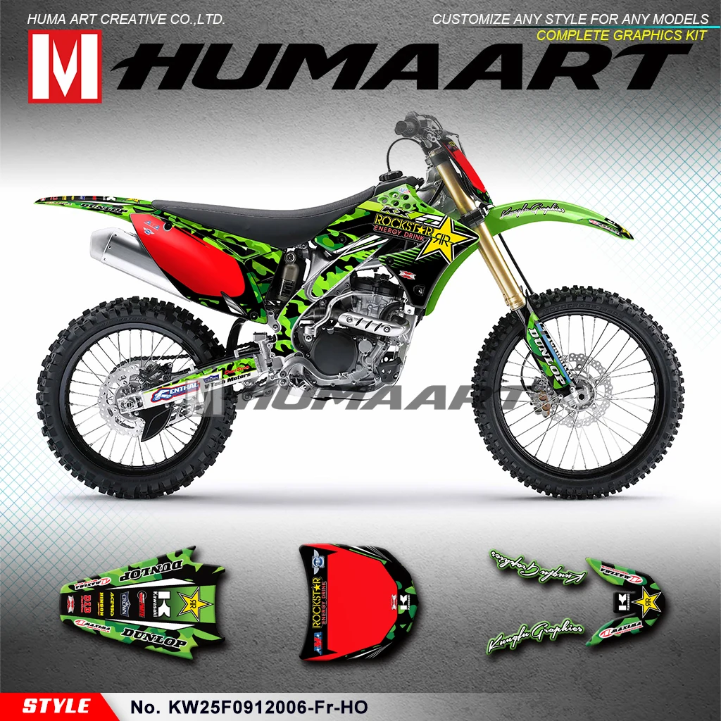 HUMAART Enduro Decals Waterproof Stickers for KX250F KX250 F 2009 2010 2011 2012, Camouflage
HUMAART Enduro Decals Waterproof Stickers for KX250F KX250 F 2009 2010 2011 2012, Camouflage