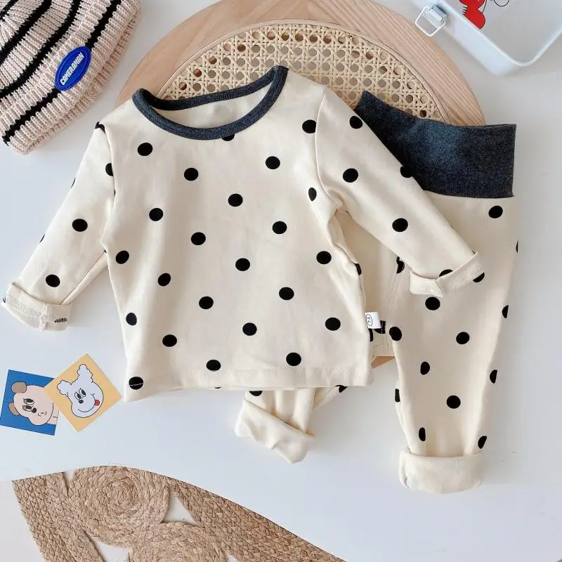Toddler Kids Cotton Clothes Set Infant Baby Boys Polka Dot Soft Pullover Bebe Girls T-shirt Tops + Pants Suit 2pcs Pajamas Suits
Toddler Kids Cotton Clothes Set Infant Baby Boys Polka Dot Soft Pullover Bebe Girls T-shirt Tops + Pants Suit 2pcs Pajamas Suits
