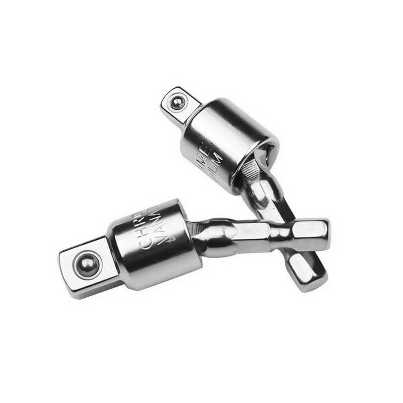 360 Degree Rotatable Electric Drill Socket Adapter Hex Shank to Square Socket Drill Bits Extension 1/4" 3/8" 1/2"
360 Degree Rotatable Electric Drill Socket Adapter Hex Shank to Square Socket Drill Bits Extension 1/4" 3/8" 1/2"