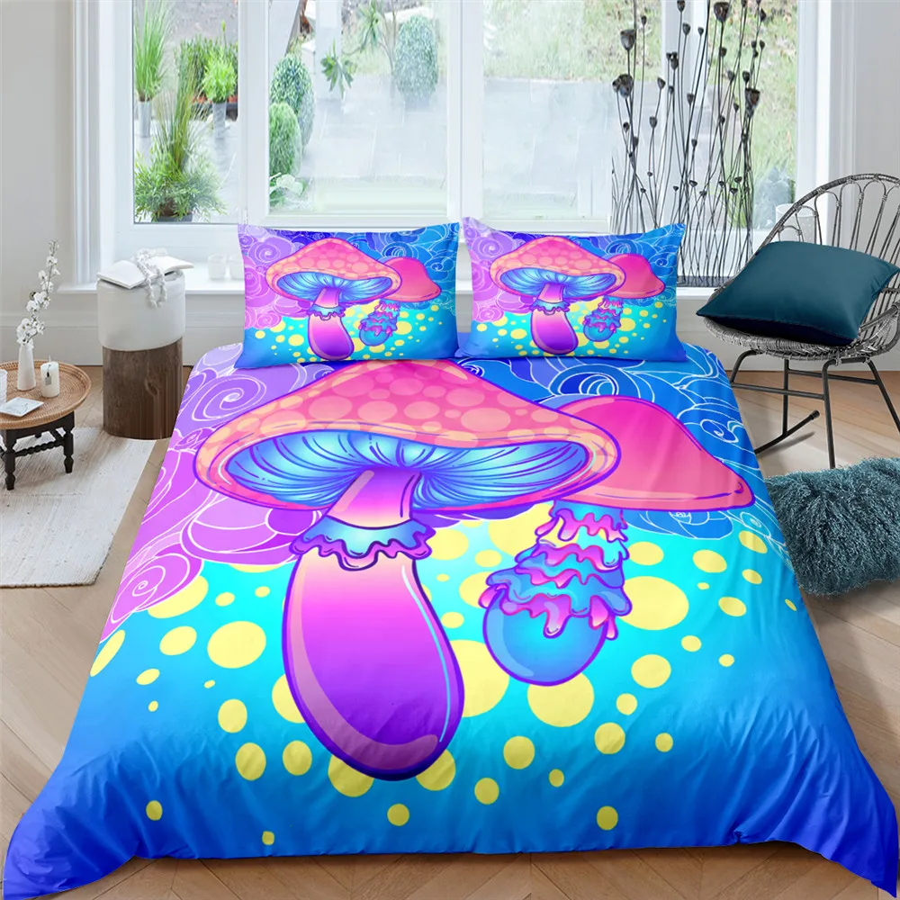 2/3Pcs Colorful Shiitake Mushrooms Bed Set Bedding Set Comforter Bedding Set Duvet Cover and Pillowcase For Home textiles
2/3Pcs Colorful Shiitake Mushrooms Bed Set Bedding Set Comforter Bedding Set Duvet Cover and Pillowcase For Home textiles