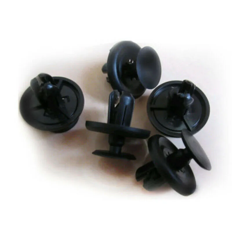 Car Rivet Clips Black 120Pcs Bumpers Parts Replacement Plastics Interior
