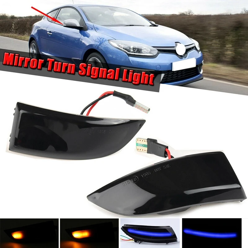 Car Fluence Latitude Dynamic Turn Signal LED Blinker Side Mirror Light for Renault Megane MK3 Laguna III X91
Car Fluence Latitude Dynamic Turn Signal LED Blinker Side Mirror Light for Renault Megane MK3 Laguna III X91