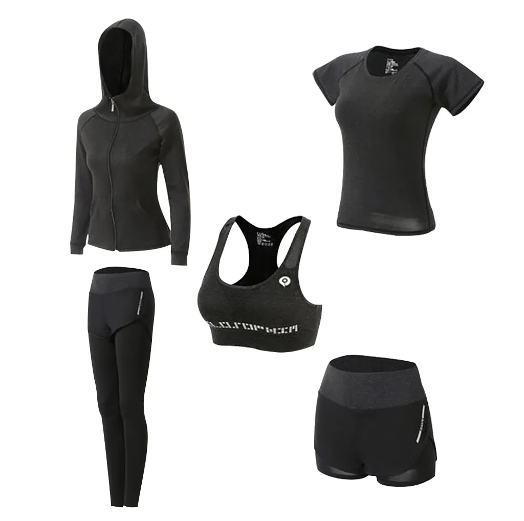 5pcs Yoga Clothing Suit Running Gym Winter Fitness Clothing Womens Fashion Autunm Spring Sport Beayty Tracksuit
5pcs Yoga Clothing Suit Running Gym Winter Fitness Clothing Womens Fashion Autunm Spring Sport Beayty Tracksuit