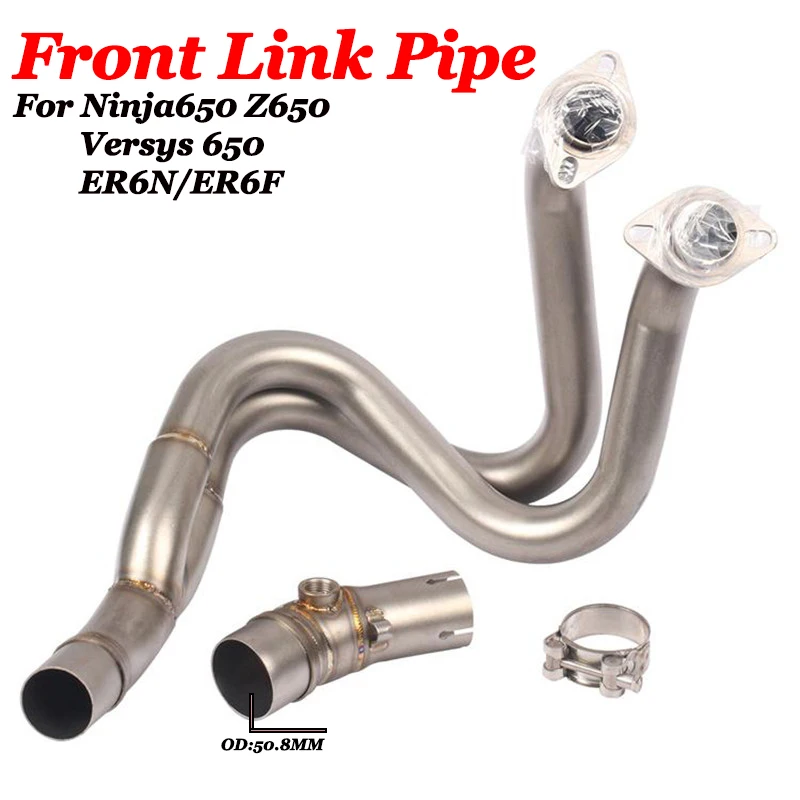 For KAWASAKI Z650 NINJA650 ER6N/6F VERSYS650 Motorcycle Stainless Steel Exhaust Full System Pipe Muffler Header Without Muffler
For KAWASAKI Z650 NINJA650 ER6N/6F VERSYS650 Motorcycle Stainless Steel Exhaust Full System Pipe Muffler Header Without Muffler