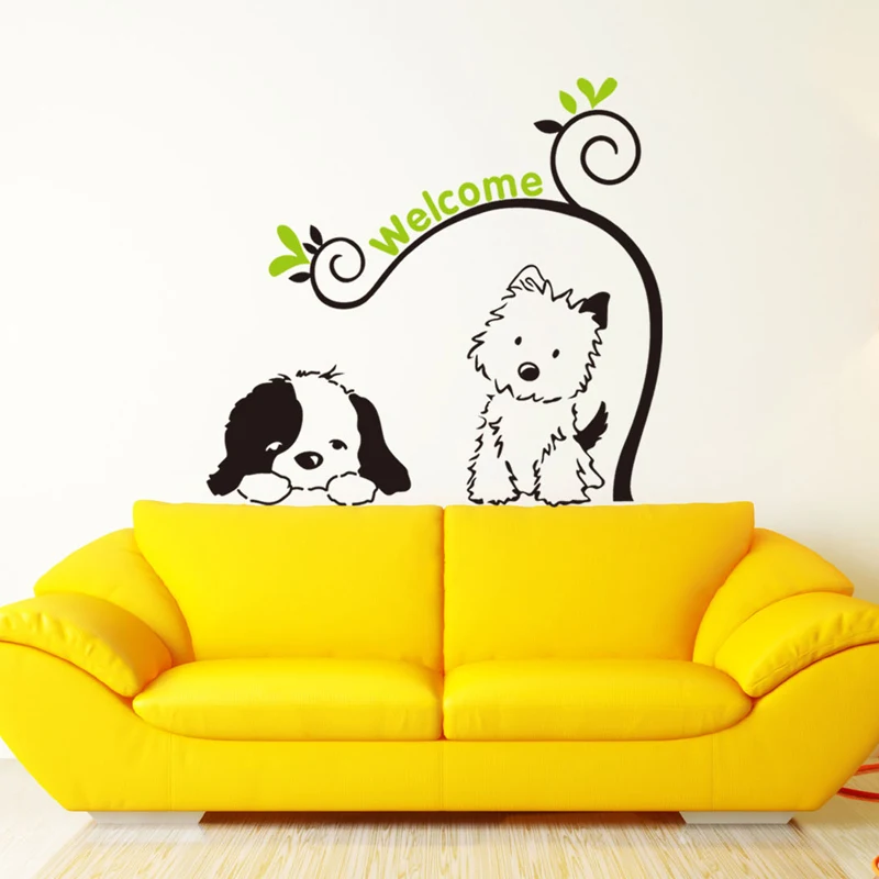 Cute cartoon dog animals Wall Sticker Removable Art Vinyl Decals for Kids Room Home Decor background decoration stickers
Cute cartoon dog animals Wall Sticker Removable Art Vinyl Decals for Kids Room Home Decor background decoration stickers