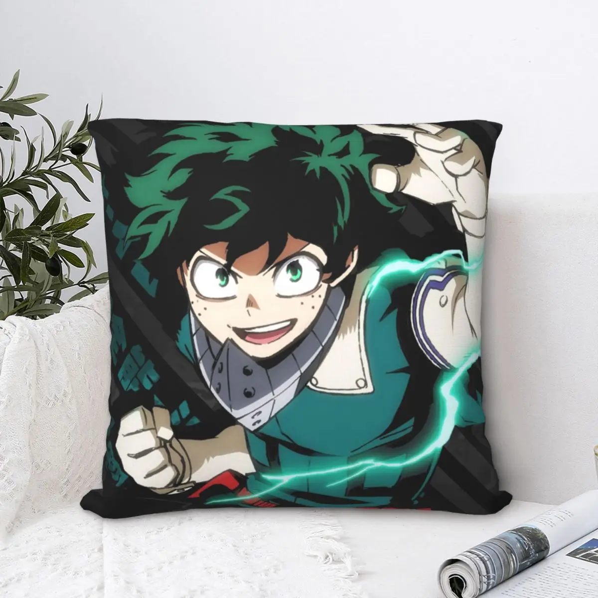 Izuku Midoriya Square Pillowcase Cushion Cover cute Home Decorative Polyester Throw Pillow Case Home Simple 45*45cm
Izuku Midoriya Square Pillowcase Cushion Cover cute Home Decorative Polyester Throw Pillow Case Home Simple 45*45cm