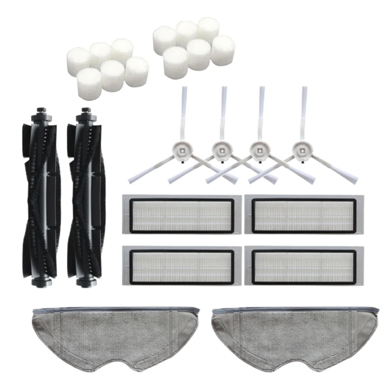 24Pcs Washable Main Brush Side Brushes Hepa Filter Mop Cloth for 360 S5 S7 Robot Robotic Vacuum Cleaner Parts
24Pcs Washable Main Brush Side Brushes Hepa Filter Mop Cloth for 360 S5 S7 Robot Robotic Vacuum Cleaner Parts
