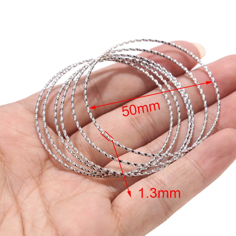 10 серебристого цвета соединительные кольца 30 мм/50 мм из нержавеющей стали