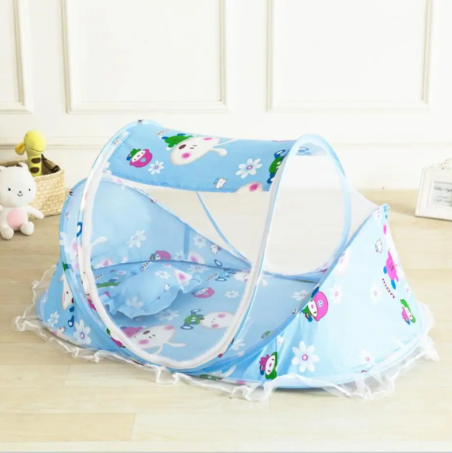 2pcs/Lot Baby Mosquito Net Foldable Baby Crib Netting With Pillow 0-3 Years Old Baby Bed Cartoon Rabbit Sleep Net Tent Bed Cribs
2pcs/Lot Baby Mosquito Net Foldable Baby Crib Netting With Pillow 0-3 Years Old Baby Bed Cartoon Rabbit Sleep Net Tent Bed Cribs