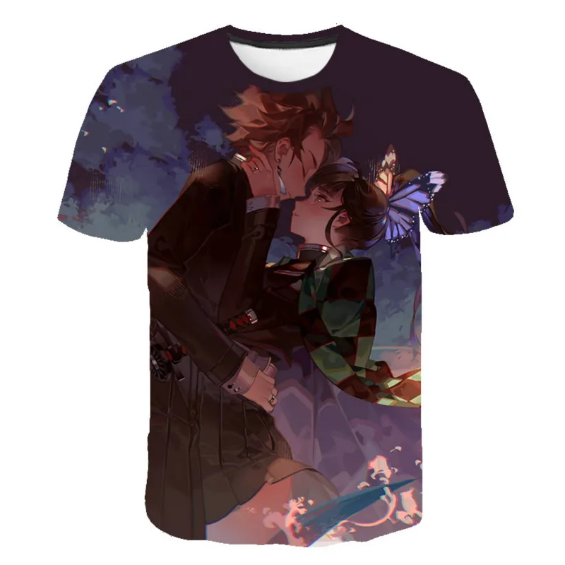 2021 3D Demon Slayer Print T-shirt Men Women Round Neck Harajuku Style Short-sleeved Clothing Summer T-shirt Trendy Clothes
2021 3D Demon Slayer Print T-shirt Men Women Round Neck Harajuku Style Short-sleeved Clothing Summer T-shirt Trendy Clothes