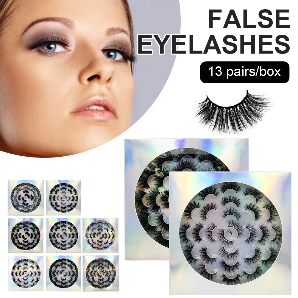 5D Faux Mink False Eyelashes Reusable Handmade Fake Eyelashes Natural Curled Fluffy Lashes Eye Makeup Lashes Gift
5D Faux Mink False Eyelashes Reusable Handmade Fake Eyelashes Natural Curled Fluffy Lashes Eye Makeup Lashes Gift