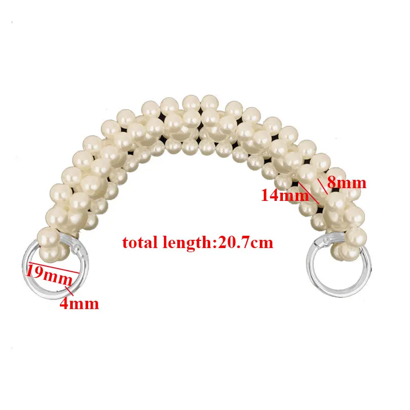 New Women Bag Strap Belt Imitation Pearl Bag Handle Decorative Pearl Chain For Handbag Short Braided Chain Luggage Accessories
New Women Bag Strap Belt Imitation Pearl Bag Handle Decorative Pearl Chain For Handbag Short Braided Chain Luggage Accessories