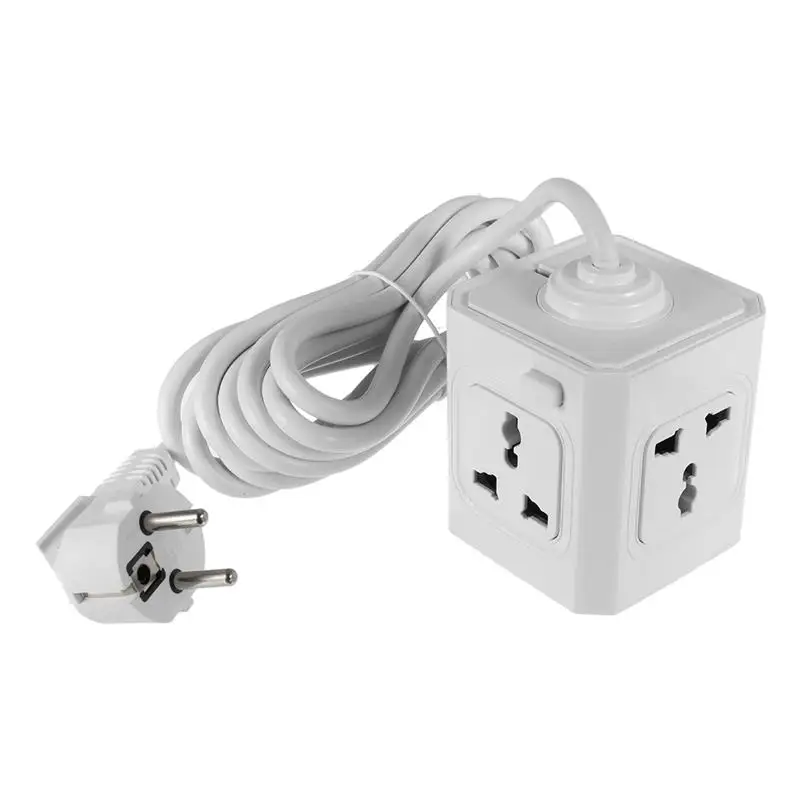 Новая настенная розетка EU/AU/UK/US 5V 2.1A с 2 портами usb 4 розетками кабель-удлинитель