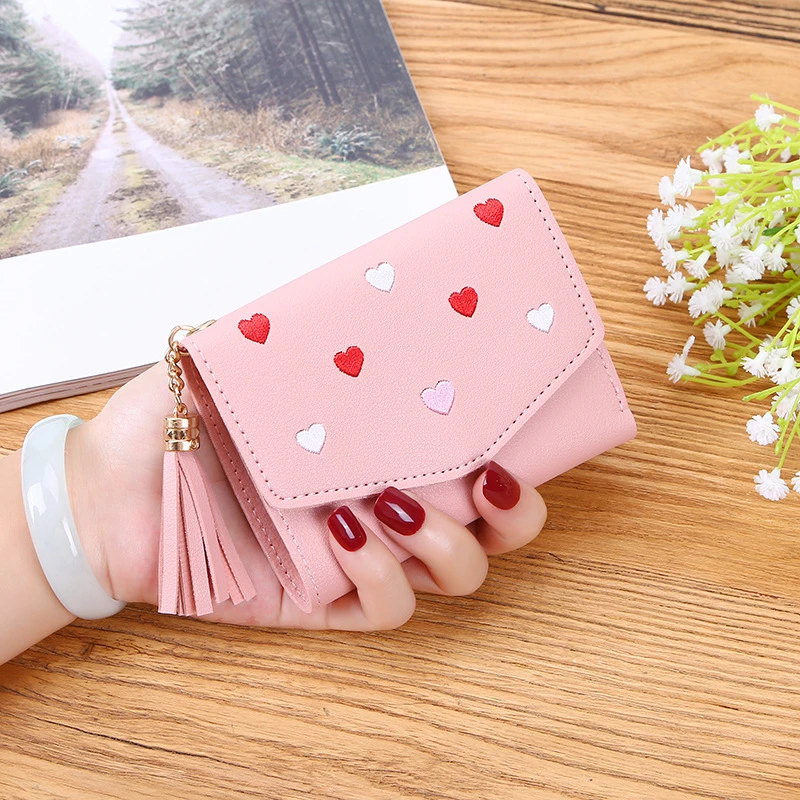 New Female Coin Purse Fashion Purse Money Bag Vintage Card Holders Womens Small Women PU Leather Love Short Wallet
New Female Coin Purse Fashion Purse Money Bag Vintage Card Holders Womens Small Women PU Leather Love Short Wallet