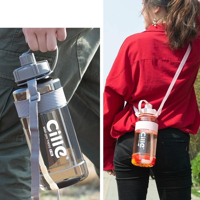 Double Mouth Sport Water Bottle BPA Free Sport Drinking Water Bottle with Straw 1L 2L Plastic Water Drinking Bottle for Water
Double Mouth Sport Water Bottle BPA Free Sport Drinking Water Bottle with Straw 1L 2L Plastic Water Drinking Bottle for Water