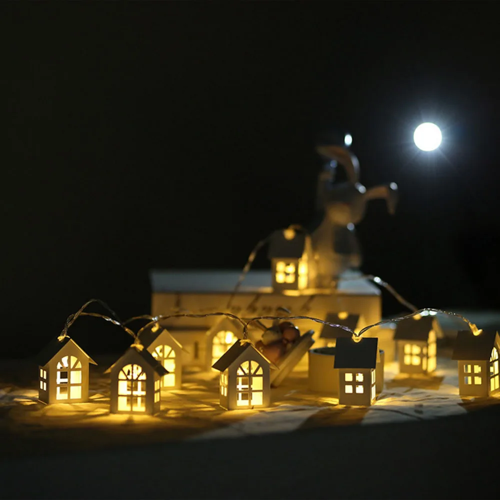 2M 10 LED Garland Wood House String Light Battery/USB Powered Room Decor String Lamp Christmas Wedding Party Holiday Fairy Light
2M 10 LED Garland Wood House String Light Battery/USB Powered Room Decor String Lamp Christmas Wedding Party Holiday Fairy Light