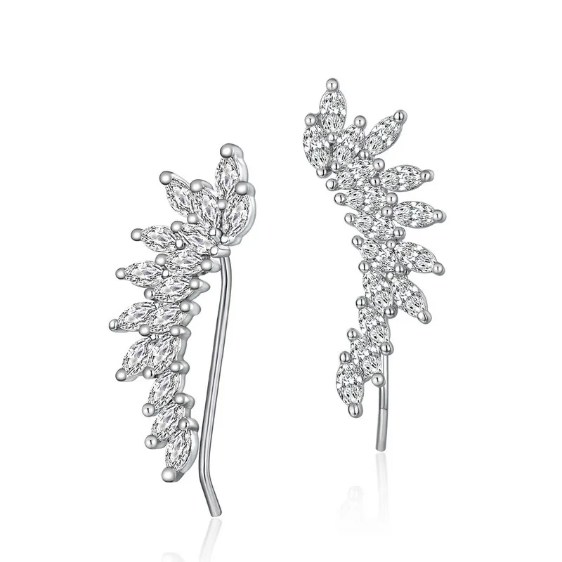 925 Sterling Silver Ear Cuff For Women Charming Zircon Clip On Earrings Gold earcuff Earrings Jewelry Pendientes Plata 925
925 Sterling Silver Ear Cuff For Women Charming Zircon Clip On Earrings Gold earcuff Earrings Jewelry Pendientes Plata 925