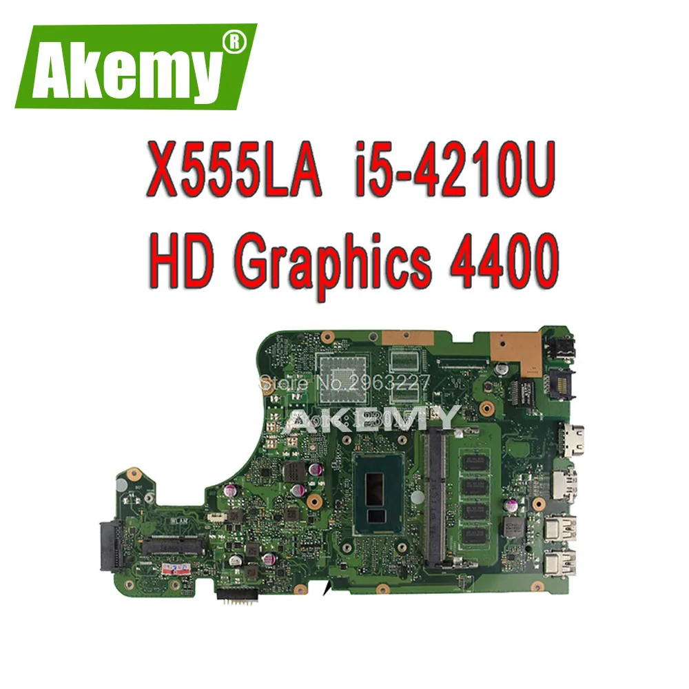 X555LA Motherboard For Asus X555LA X555LD REV 2.0, 3.1,3.3,3.6 Mainboard I5-4210U 4G HD Graphics 4400 100% tested
X555LA Motherboard For Asus X555LA X555LD REV 2.0, 3.1,3.3,3.6 Mainboard I5-4210U 4G HD Graphics 4400 100% tested