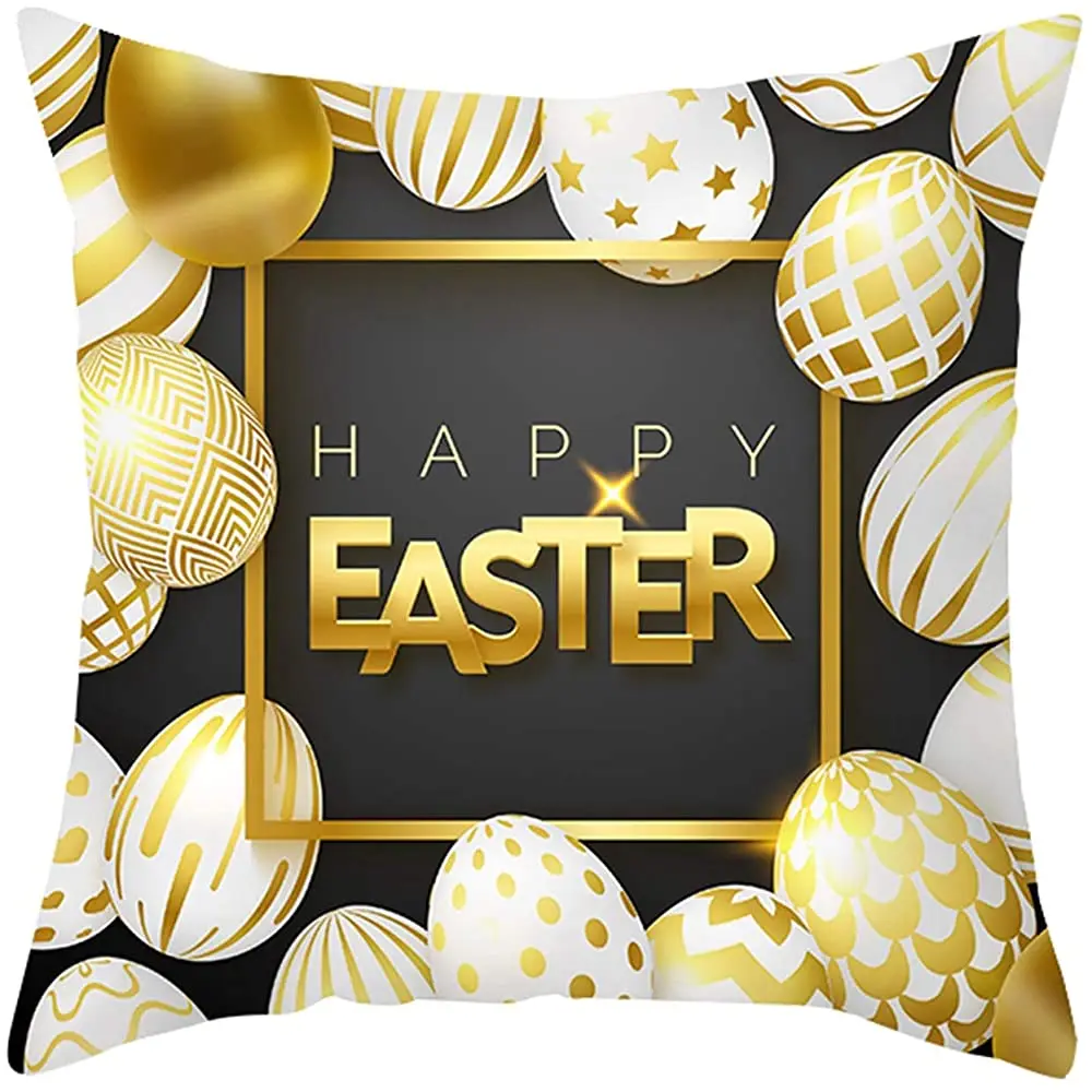 Наволочка Gnzoe квадратная для подушки, наволочка из полиэстера с надписью Happy Easter Egg, наволочка для дивана, черного и золотого цвета
Наволочка Gnzoe квадратная для подушки, наволочка из полиэстера с надписью Happy Easter Egg, наволочка для дивана, черного и золотого цвета