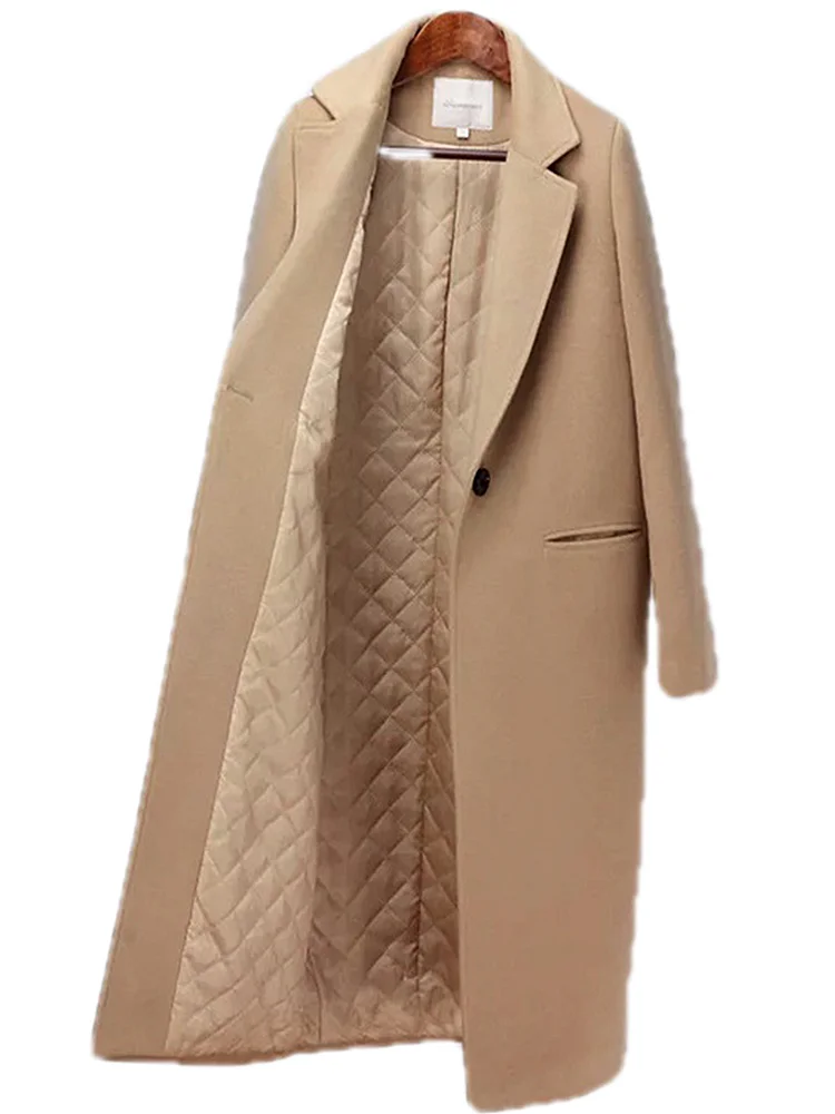 Cashmere Woolen Coat Thick And Cotton Korean Style Simple Loose Professional Jacket Winter Sale
Cashmere Woolen Coat Thick And Cotton Korean Style Simple Loose Professional Jacket Winter Sale