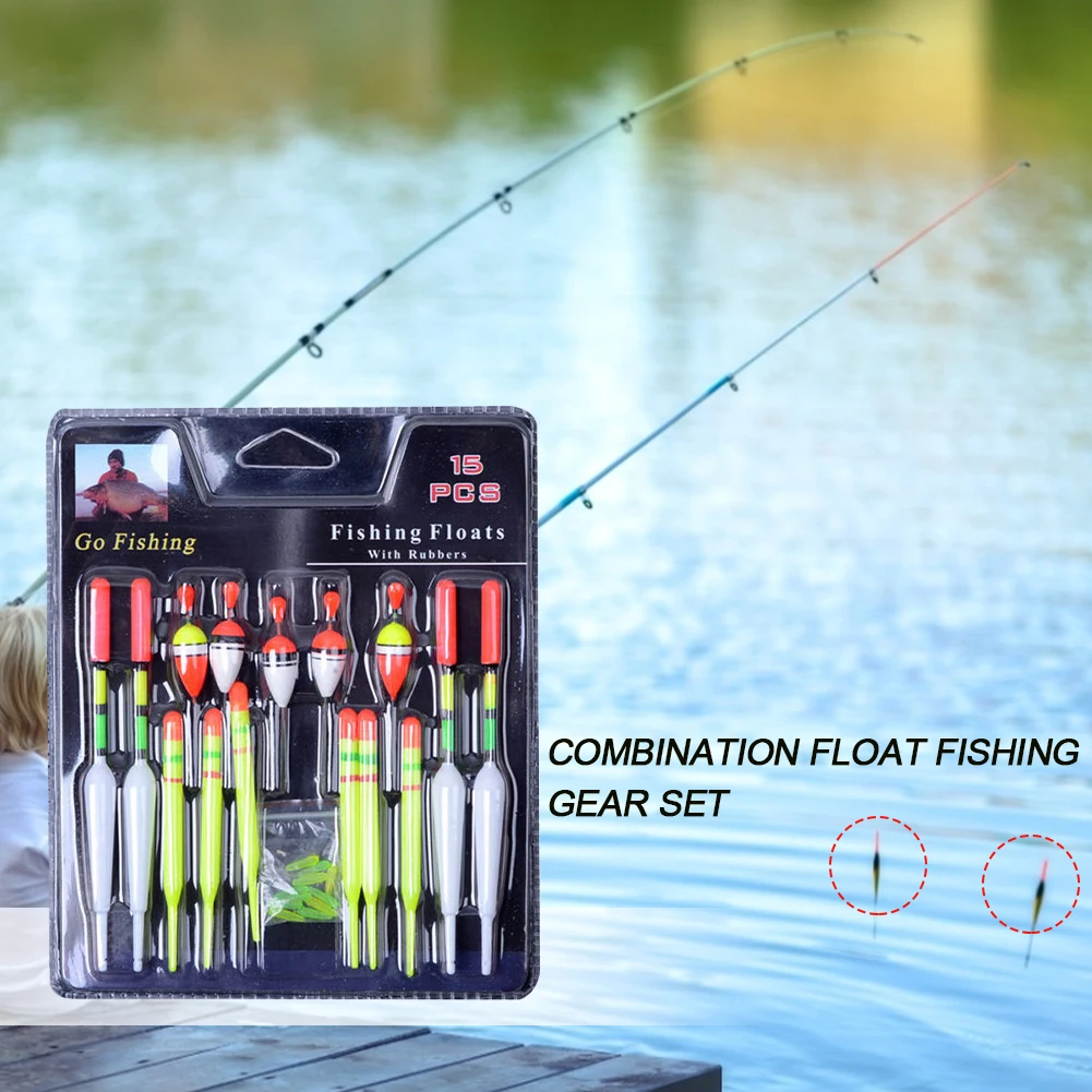 15 Pcs/set Of Plastic Fishing Floats Strong Buoyancy Fishing Floats Bright Light Vertical Buoys Sea Fishing And Fishing Supplies
15 Pcs/set Of Plastic Fishing Floats Strong Buoyancy Fishing Floats Bright Light Vertical Buoys Sea Fishing And Fishing Supplies