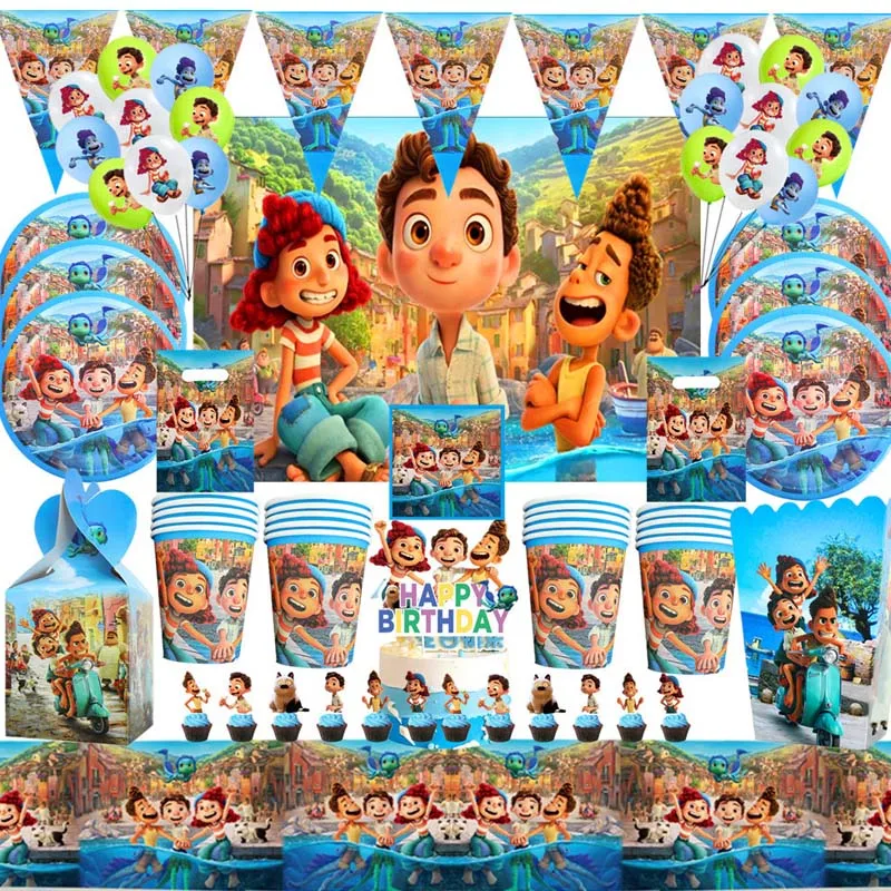 Disney Luca Themed Birthday Party Decorations Kid Gift Alberto Sea Monster Paper Cup Disposable Tableware Baby Shower Supplies
Disney Luca Themed Birthday Party Decorations Kid Gift Alberto Sea Monster Paper Cup Disposable Tableware Baby Shower Supplies