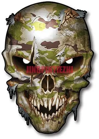 

Hot Sell Camouflage Skull Decal Army TGL Thin Green Line Army. Marine Corps Navy Air Force Coast Car Truck Military Pack Sticker