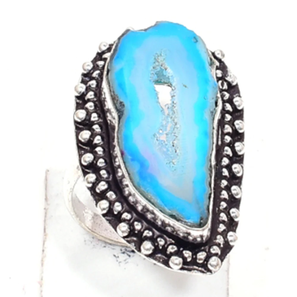 Genuine Solar Quartz Ring Silver Overlay over Copper , Hand Made Women Jewelry gift, Size: 7.5
Genuine Solar Quartz Ring Silver Overlay over Copper , Hand Made Women Jewelry gift, Size: 7.5