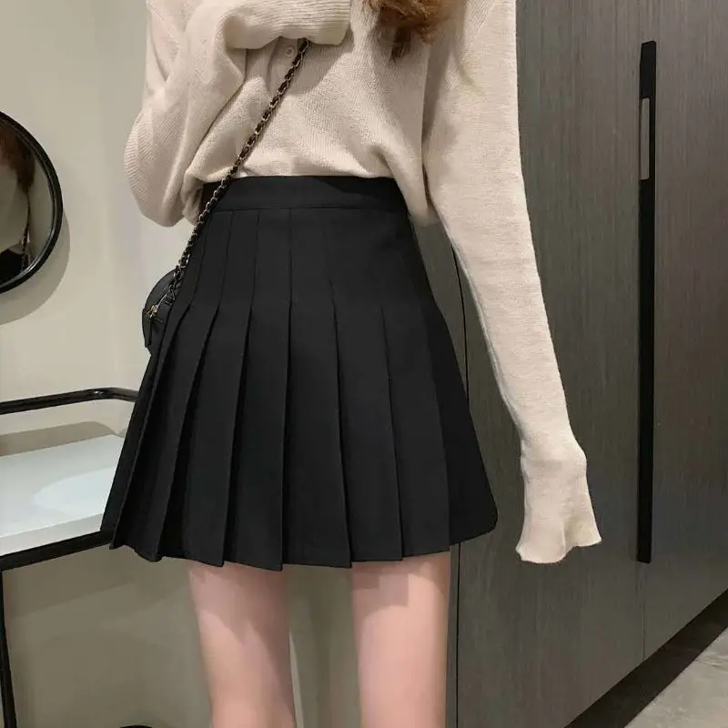 Bottoms Black Pleated Skirt korean fashion clothing Summer High Waist A-line Skirt Uniform Skirts Womens 2021 Plus Size XS-3XL
Bottoms Black Pleated Skirt korean fashion clothing Summer High Waist A-line Skirt Uniform Skirts Womens 2021 Plus Size XS-3XL