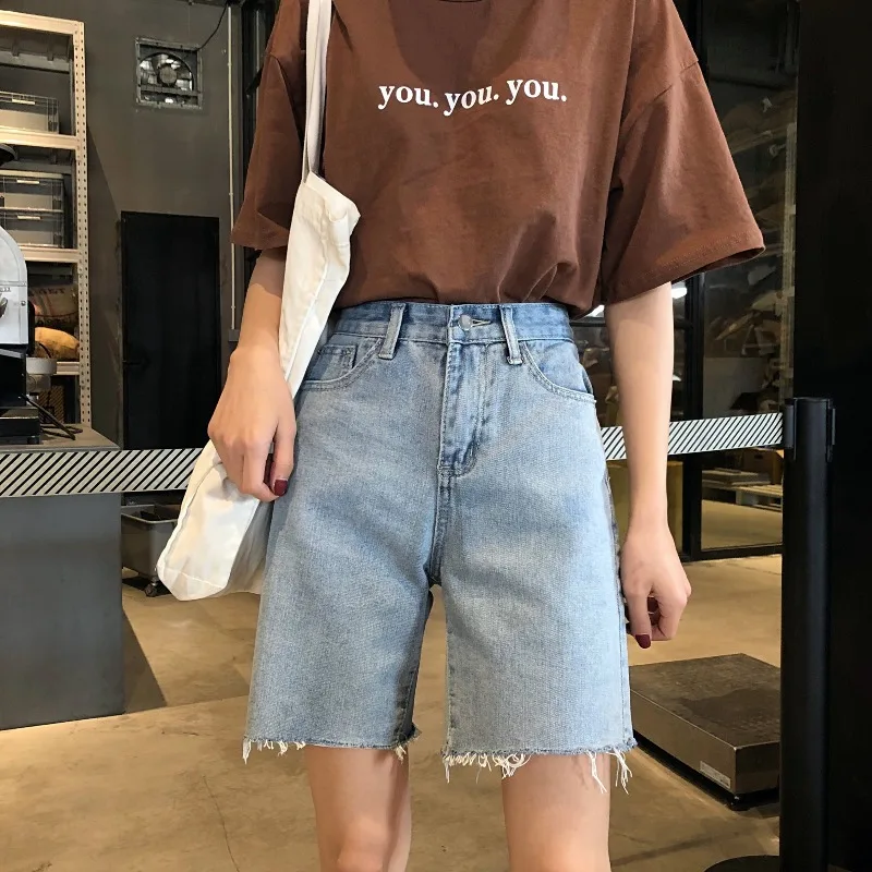 Sanmuzi Fast Fashion Women's Wear ~ Jeans for Women 2021 New Korean Style Simple High Waist Slimming Ripped Cropped Pants
Sanmuzi Fast Fashion Women's Wear ~ Jeans for Women 2021 New Korean Style Simple High Waist Slimming Ripped Cropped Pants