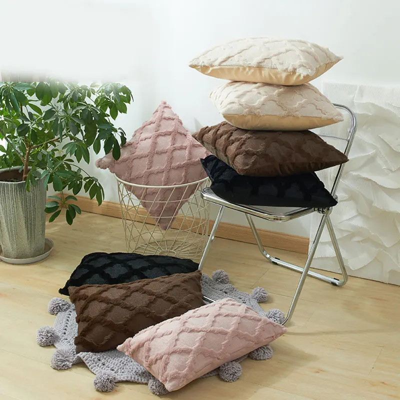Sofa Cushion Cover Modern Geometric Throw Pillowcase Home Decorative Cushion Covers Solid Plush Pillow Case For Living Room
Sofa Cushion Cover Modern Geometric Throw Pillowcase Home Decorative Cushion Covers Solid Plush Pillow Case For Living Room