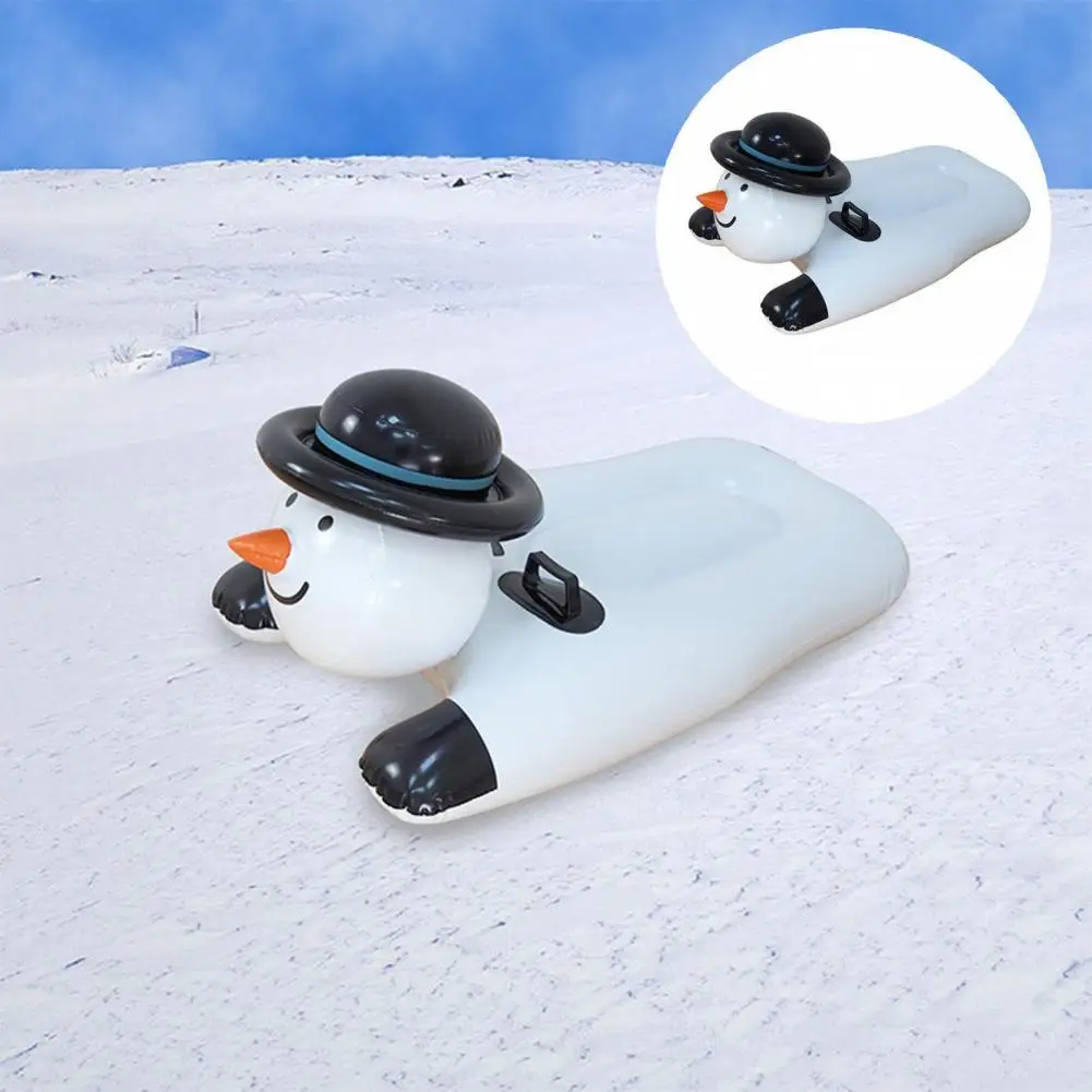 Lovely Beautiful Snowman Shape Inflatable Snow Sled Winter Sport Inflatable Sled Portable for Children
Lovely Beautiful Snowman Shape Inflatable Snow Sled Winter Sport Inflatable Sled Portable for Children
